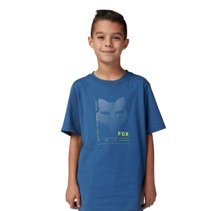 T-Shirt manches courtes Fox YOUTH DISPUTE PREM SS TEE - Bleu