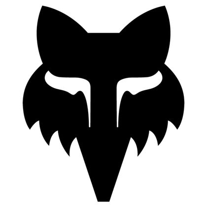 Stickers Fox FOX HEAD 4" - DIE CUT VINYL - Negro