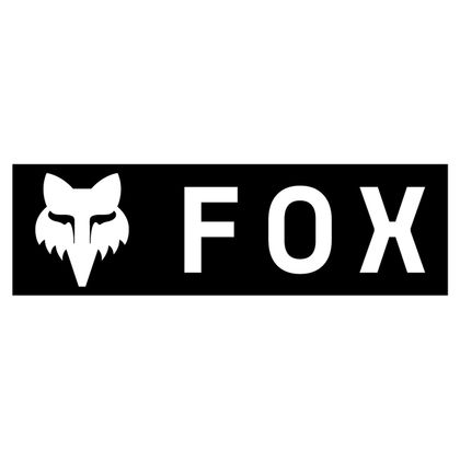 Stickers Fox CORPORATE LOGO 7" - Noir