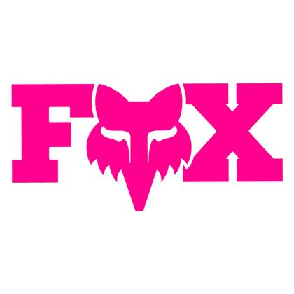 Stickers Fox F HEAD X 7" - Rosa