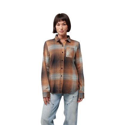 Fox TRAILDUST FLANNEL DAMES Hemd - Bruin