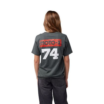Fox 74 SS KIND T-shirt met korte mouwen - Zwart / Geel