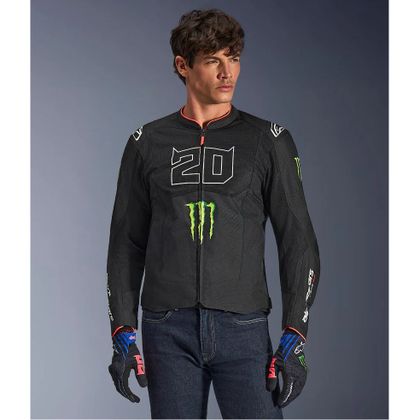 Alpinestars FQ20 T-SPS AIR V2 MONSTER Motorjas - Zwart / Wit