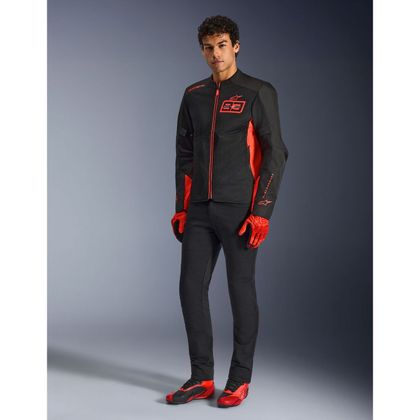 Blouson Moto Alpinestars MM93 C-1 AIR MARC MARQUEZ - Rouge / Noir