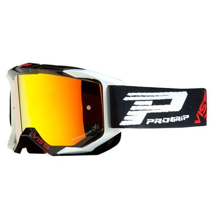 Gafas de motocross Progrip VISTA 3303/18 Negro/Blanco 2021 Ref : PRG0168 / 3303FL18NBL 