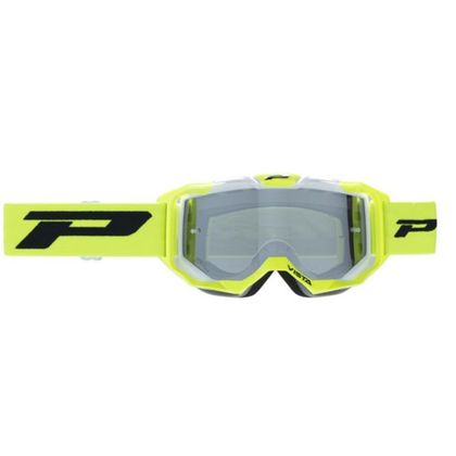 Masque cross Progrip VISTA Mirror 3303 2026 - Jaune / Blanc