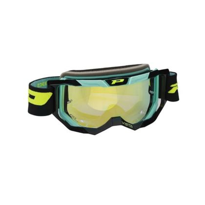 Masque cross Progrip VISTA Mirror 3303 2026 - Noir / Bleu Ref : PRG0377 / 3303FL25NC 