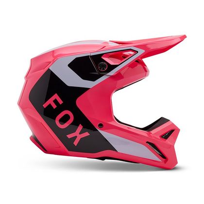 Casque cross Fox V1 LEAN ENFANT - Rose