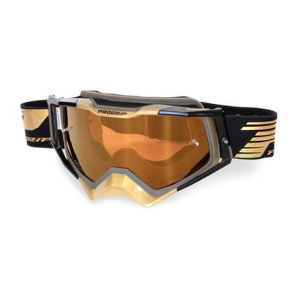 Masque cross Progrip RAPID Mirror Two 3309 2026 - Jaune / Noir