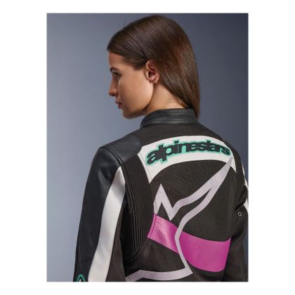 Blouson Moto Alpinestars IDLES - Noir / Violet