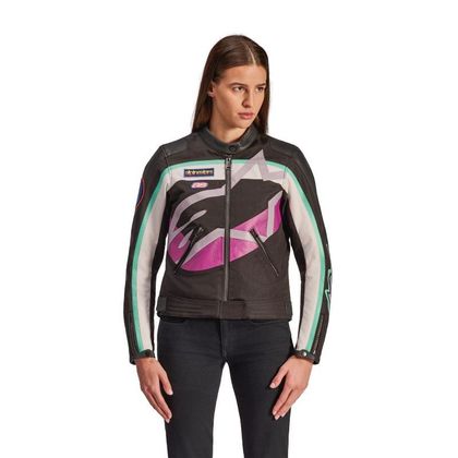 Blouson Moto Alpinestars IDLES - Noir / Violet