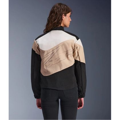 Blouson Moto Alpinestars STELLA MOSHELL - Noir / Blanc