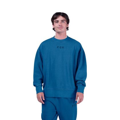 Sweat Fox WORDMARK CREW - Bleu