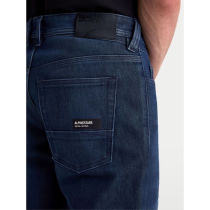 Jean Moto Alpinestars FLEX-AST 10 TOUGH MAX - Straight / Régular - Bleu / Noir