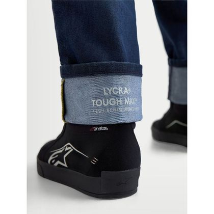 Jean Moto Alpinestars FLEX-AST 10 TOUGH MAX - Straight / Régular - Bleu / Noir