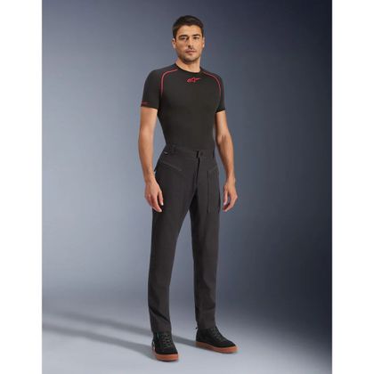 Alpinestars FLEX-AST CANVAS SHORT VERSION Motorbike Trousers - Black