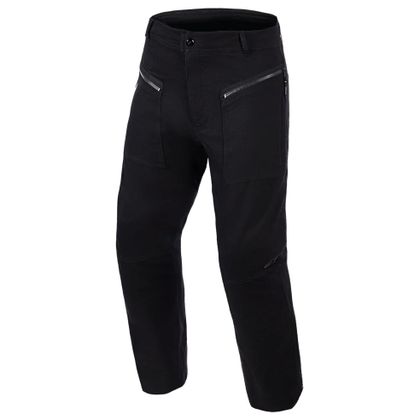 Alpinestars FLEX-AST CANVAS SHORT VERSION Motorbike Trousers - Black Ref : AP4181 