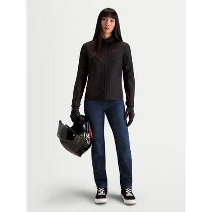 Alpinestars STELLA FLEX-AST 7 Motorcykelbukser - Slim - Blå / Sort.