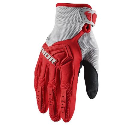 Guantes de motocross Thor YOUTH SPECTRUM - RED GRAY Ref : TO2459 