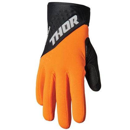 Guantes de motocross Thor SPECTRUM COLD ORANGE BLACK 2023 - Naranja Ref : TO2752 