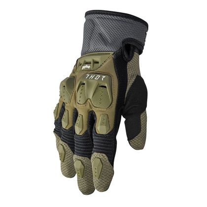 Gants cross Thor TERRAIN 2025 - Vert / Gris Ref : TO3094 