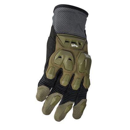 Gants cross Thor TERRAIN 2025 - Vert / Gris