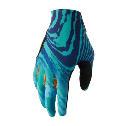 Gants cross Thor SPORT DAMASCUS 2027 - Bleu / Orange Ref : TO3538 