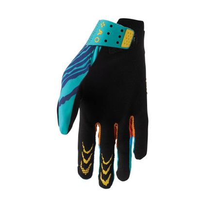 Gants cross Thor SPORT DAMASCUS 2027 - Bleu / Orange