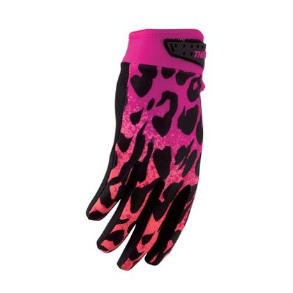 Gants cross Thor LAUNCH NAMIR 2027 - Noir / Rose