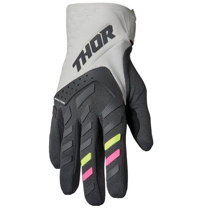 Guantes de motocross Thor SPECTRUM GRAY CHARCOAL MUJER 2023 - Gris Ref : TO2770 