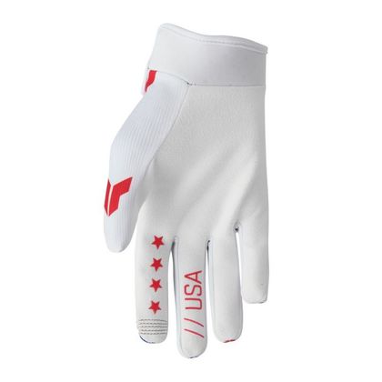 Gants cross Thor LAUNCH - PATRIOT - ENFANT - Rouge / Bleu