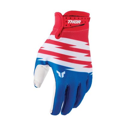 Gants cross Thor LAUNCH - SHOCKIE - ENFANT - Rouge / Bleu