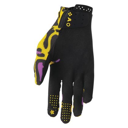 Thor SPORT CHEETAH 2025 Cross gloves - Yellow / Purple
