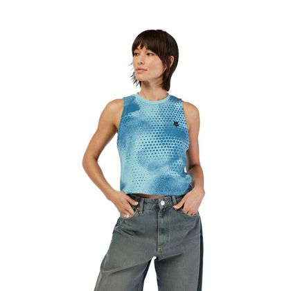 Fox AOP BIKER TECH TANK - WOMEN Short-sleeved T-Shirt - Brown