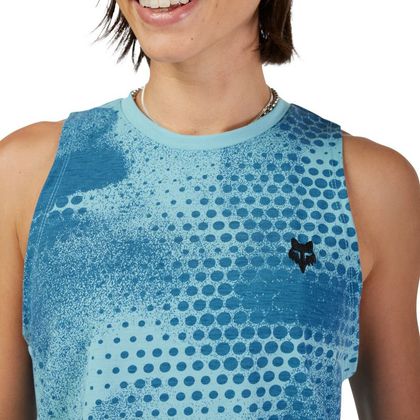 Fox AOP BIKER TECH TANK - WOMEN Short-sleeved T-Shirt - Brown