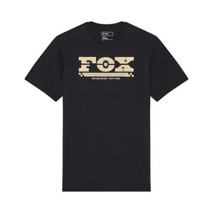 T-Shirt manches courtes Fox NATIONAL PREM - Noir Ref : FX5371 