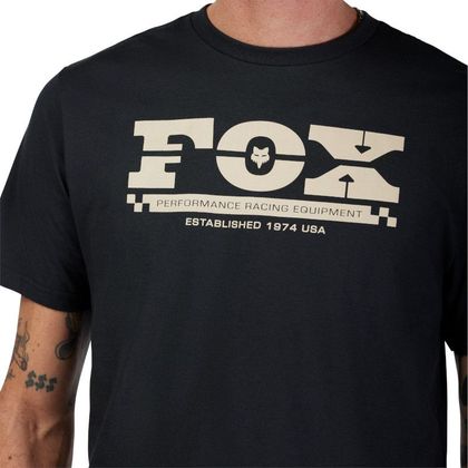 T-Shirt manches courtes Fox NATIONAL PREM - Noir