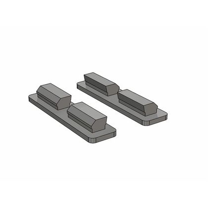 Attache Airscreen ARMEGA - Noir Ref : ASM0104 / 002-004-99 