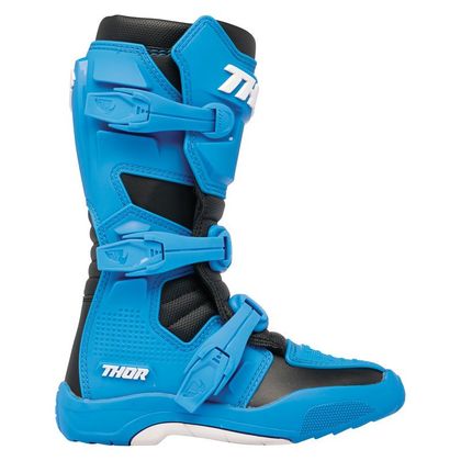 Bottes cross Thor BLITZ XR - ENFANT - Bleu / Noir