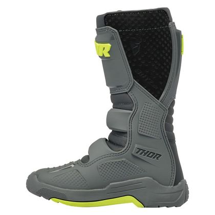 Bottes cross Thor BLITZ XR - ENFANT - Gris / Orange