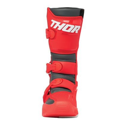 Thor BLITZ XR - KIND Cross-Stiefel - Rot / Schwarz