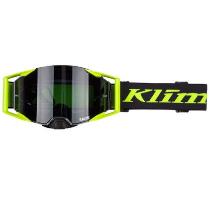 Gafas de motocross KLIM RAGE OFF-ROAD ASPHALT HI-VIS 2023 - Negro