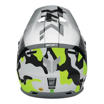 Thor REFLEX - SPORT RIOT 2025 Cross helmet - Grey / Yellow