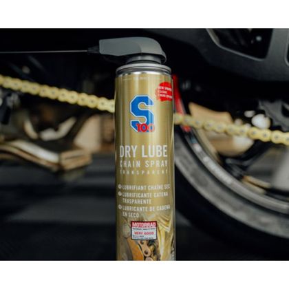 Graisse chaine S100 Dry Lube Chain Spray 400 ml Universel
