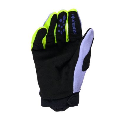 Gants cross Alpinestars YOUTH FULL BORE V2 - Blanc / Violet