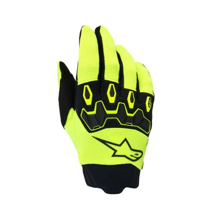 Gants cross Alpinestars YOUTH FULL BORE V2 - Jaune / Noir Ref : AP4605-C45777 