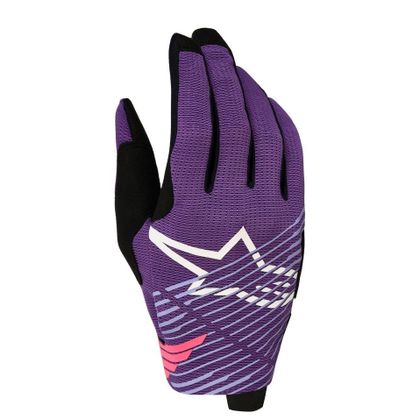 Gants cross Alpinestars RADAR PRO 2027 - Violet / Noir Ref : AP4594 