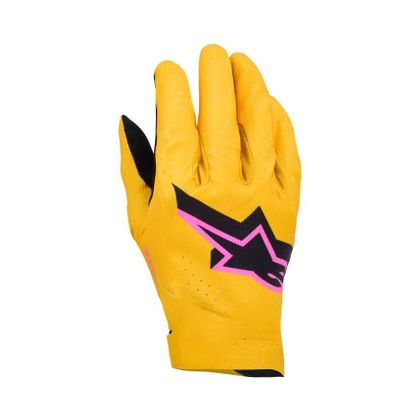 Alpinestars SUPERTECH 2025 Handschoenen met kruis - Geel / Zwart Ref: AP4047 