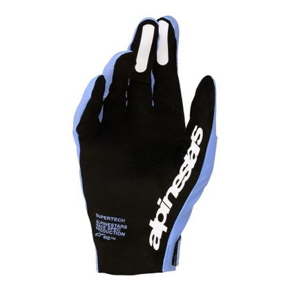Rukavice cross Alpinestars SUPERTECH 2027 - Fialový / Černá