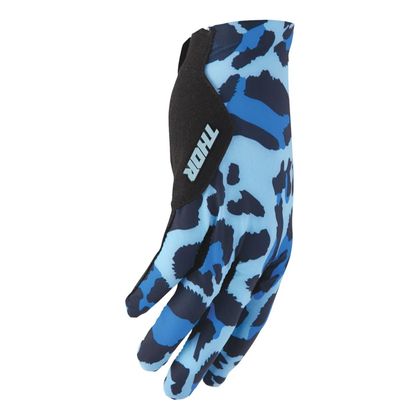 Thor SPORT CHEETAH 2025 Cross gloves - Blue / Blue